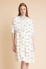 Admas Vestido de maternity do Ursinho Pooh da Disney cinzento