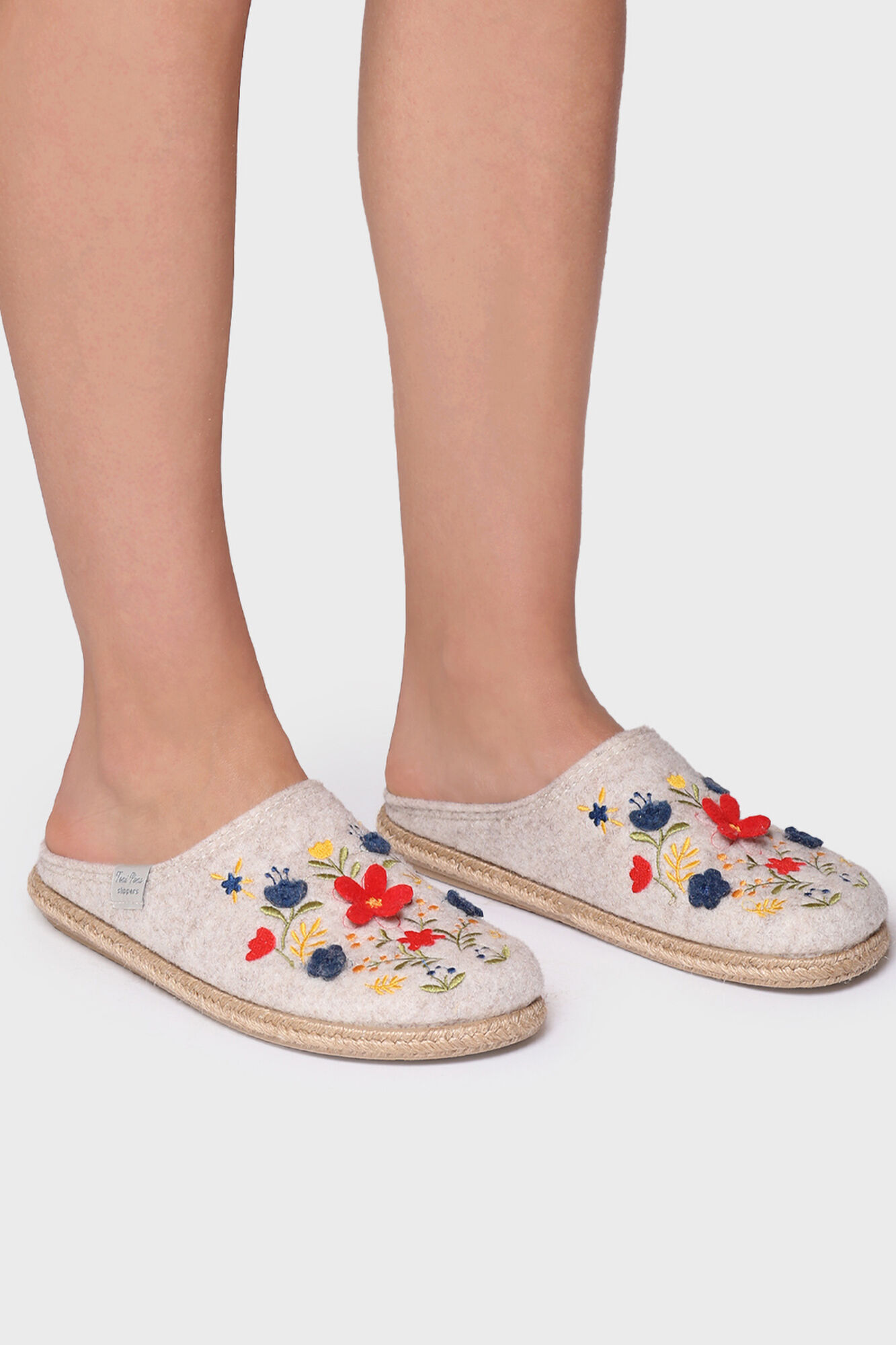 Toni Pons Chinelos de quarto de feltro femininas