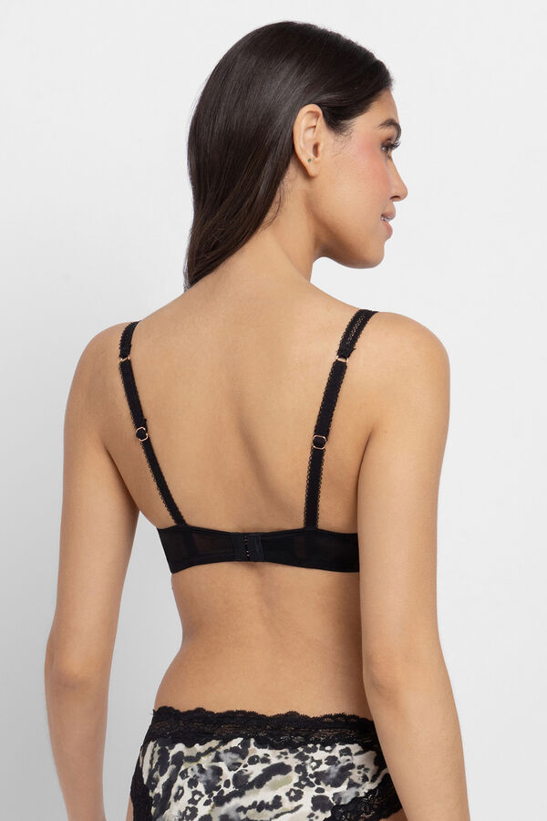 Dorina Soutien push-up estampado animal Origins preto