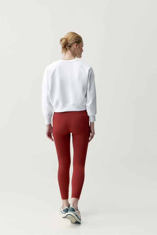 Born Living Yoga White sweatshirt FLORA beige