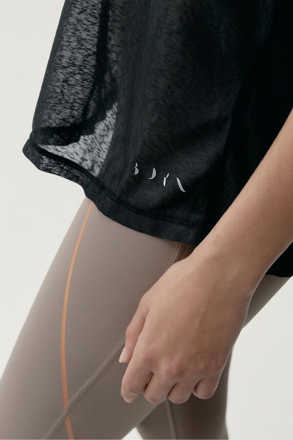 Born Living Yoga T-shirt desportiva Ada 2.0 preta preto