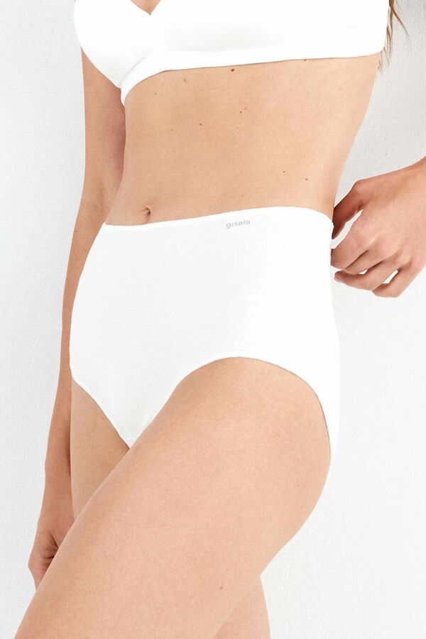 Gisela Braguita alta con gal&oacute;n de encaje y camales white