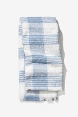 Vilanova Cachecol xadrez azul azul