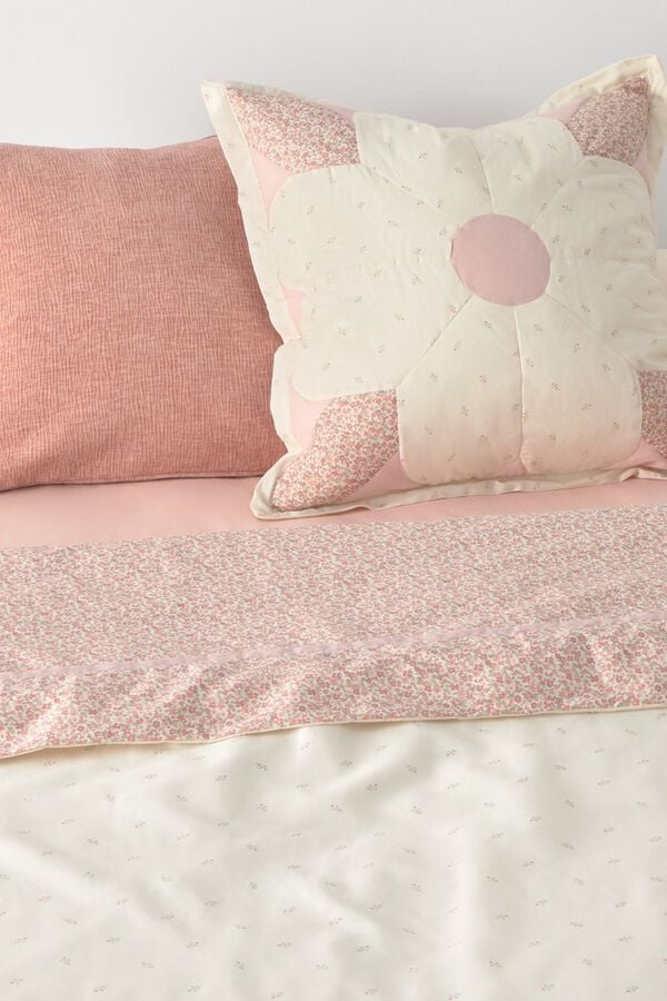 Textura Len&ccedil;ol estampado, conjunto de patchwork estampado