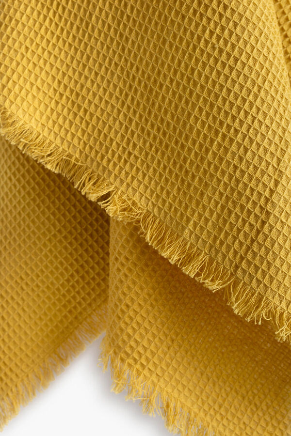 Calma House Toalla de baño mostaza Marte amarillo