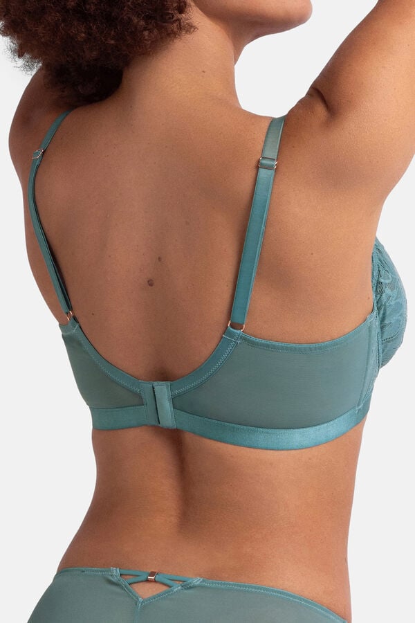 Dorina Sutiã com enchimento sem com aro verde