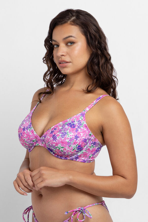 Dorina Top biqu&iacute;ni sem enchimento Es paradis rosa