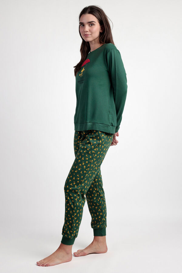 Admas Pijama Feminino Classic Pijama A verde