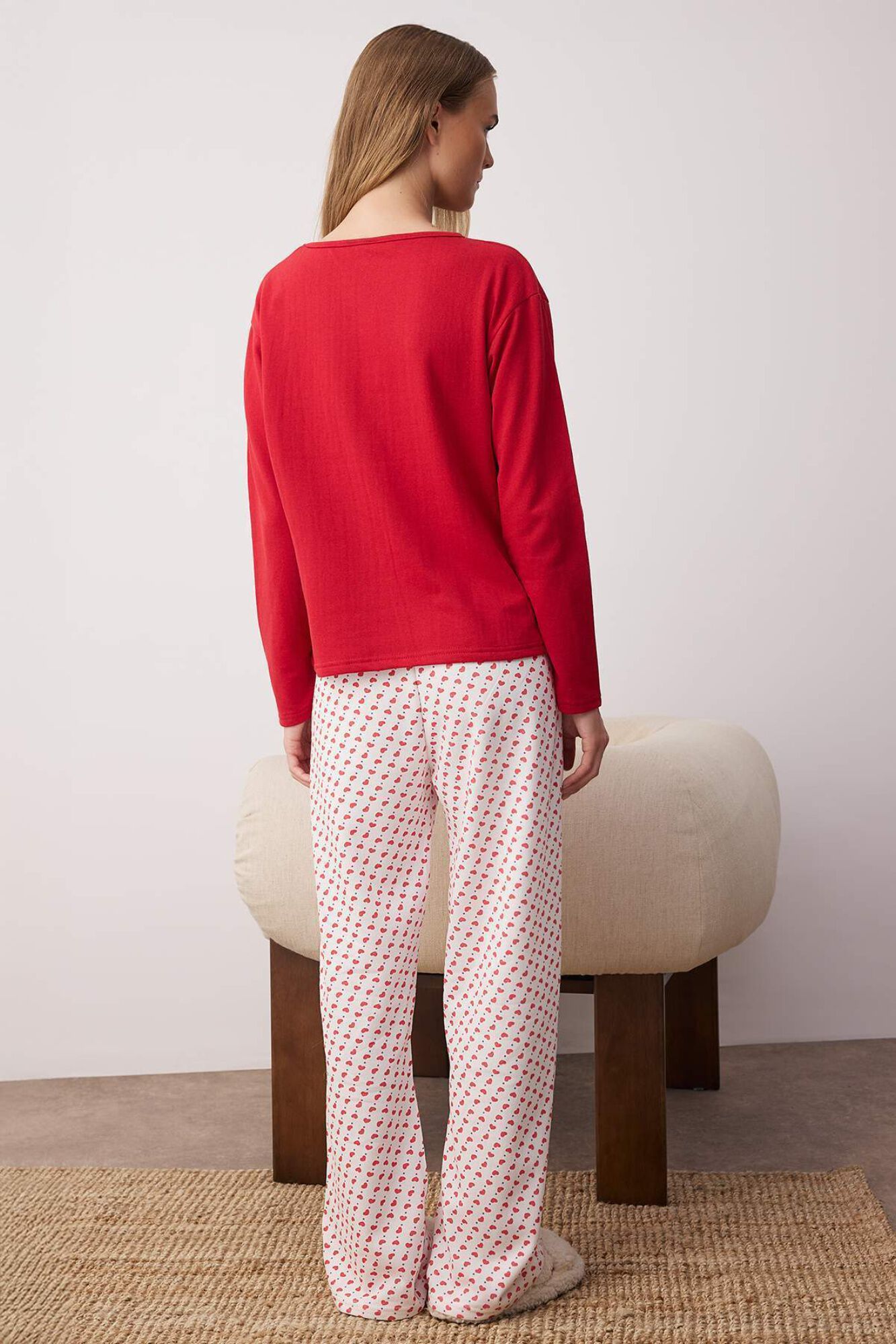Trendyol Pijama com estampado animal