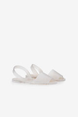 Womensecret Crystal Aqua Menorcan sandal white