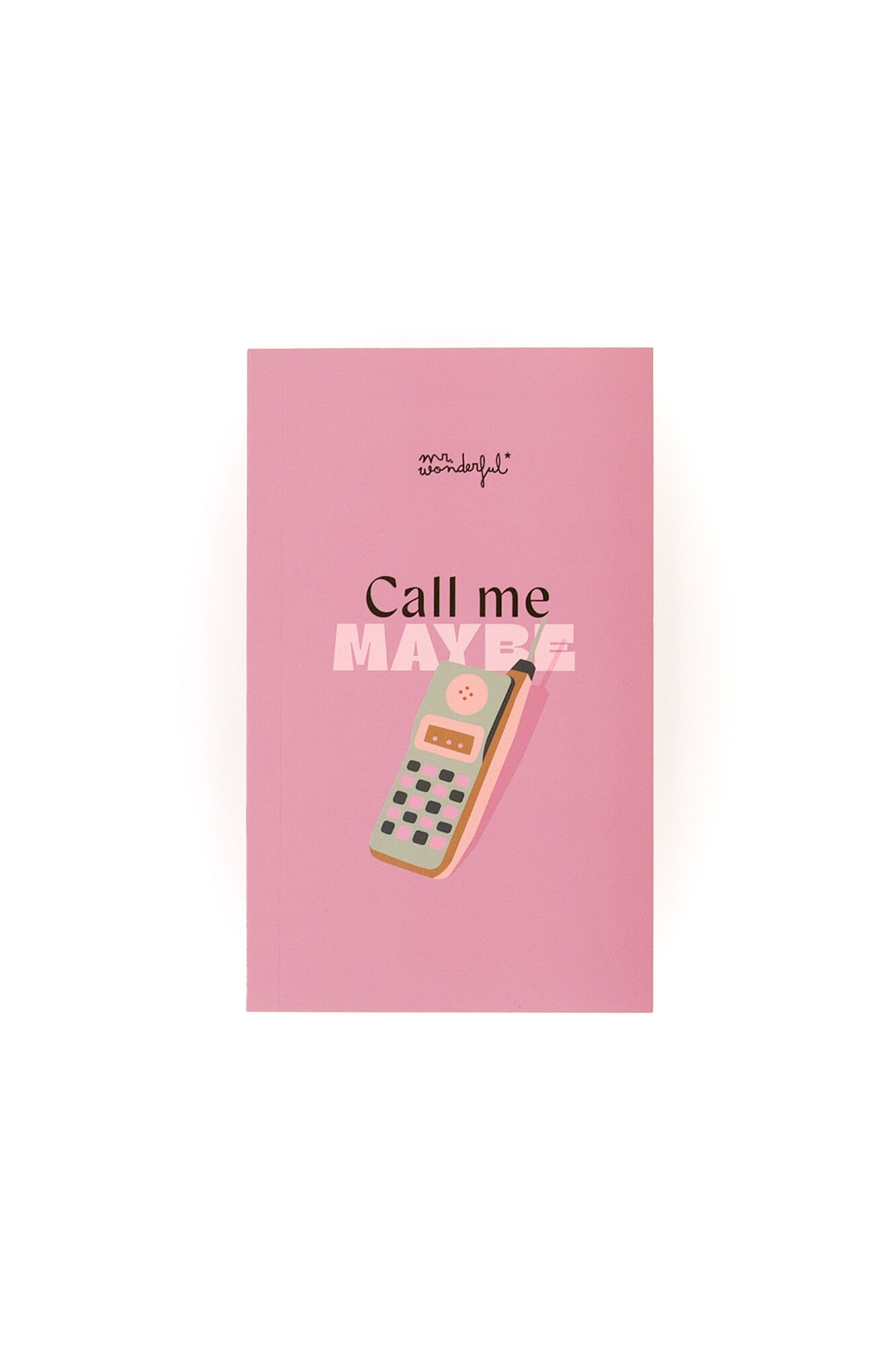 Mr. Wonderful Caderno tipo bloco - Call me maybe