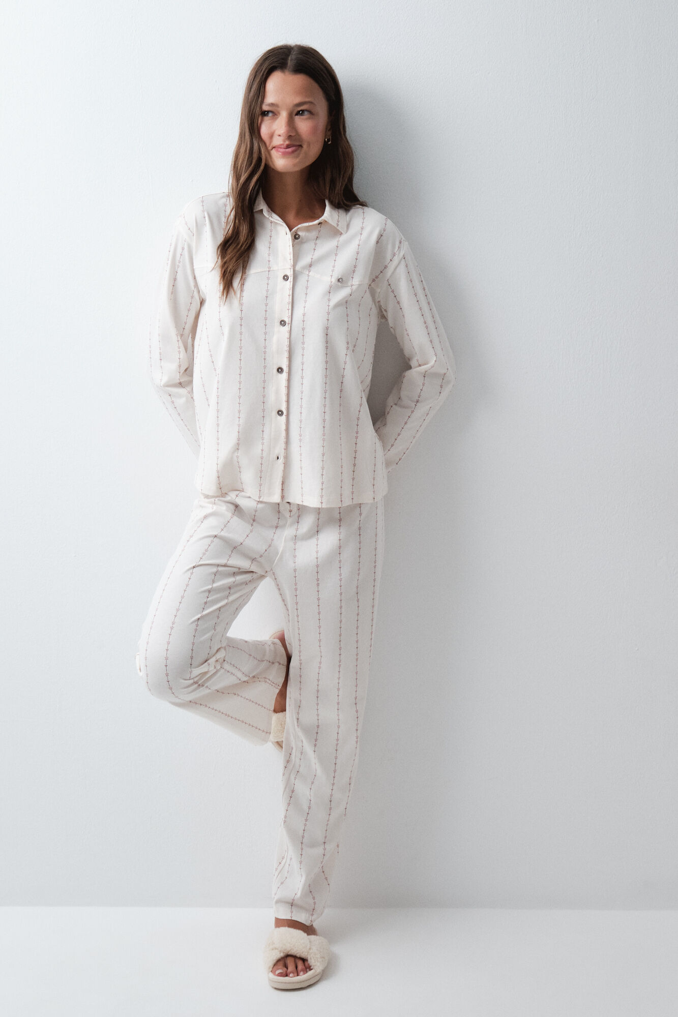Women'secret Pijama comprido camiseiro cowboy