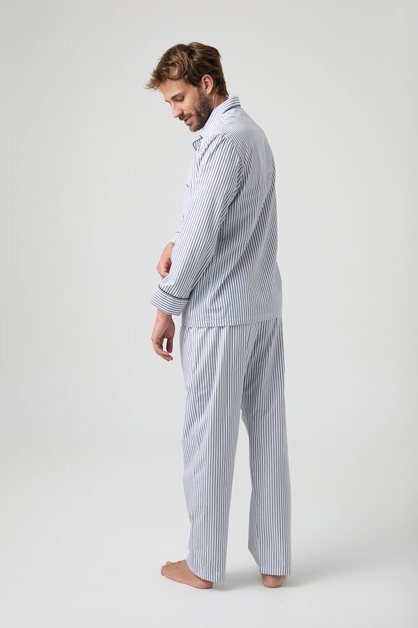 Kiff-Kiff Pijama riscas Kiff Kiff 100% algodão branco