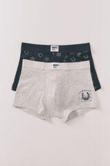 Women'secret Pacote com 2 boxers azuis country azul