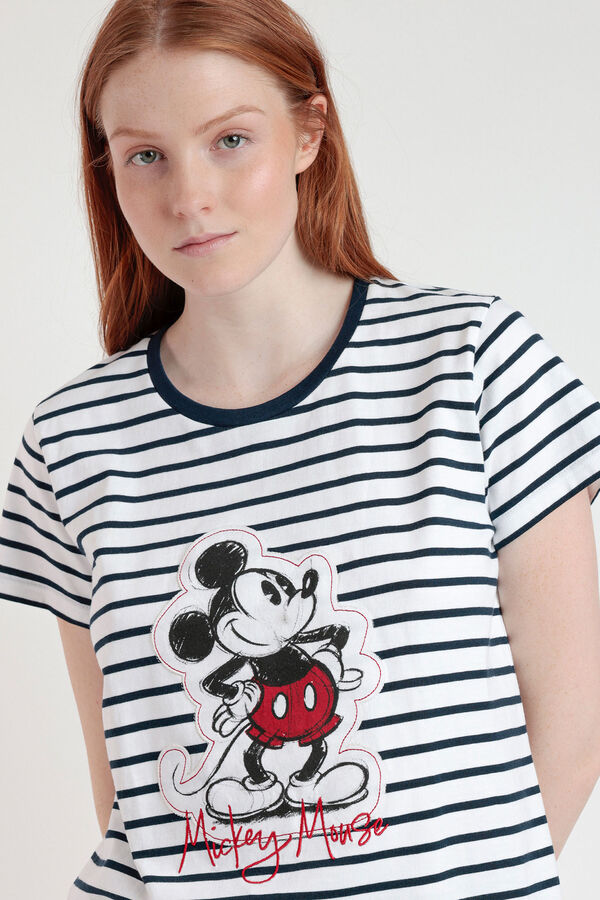 Admas Disney Mickey Patch Short Pyjamas blue