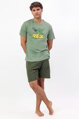 Admas Pijama corto dino Rex Toy Story verde
