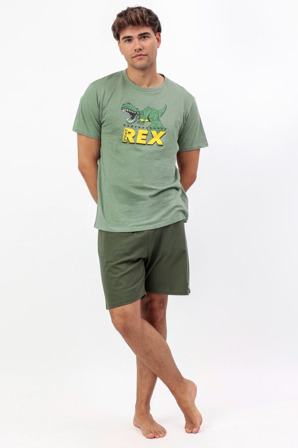 Admas Pijama corto dino Rex Toy Story verde