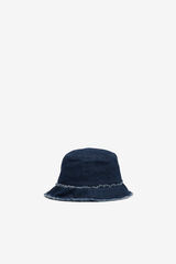 Vilanova Sombrero Bucket de Denim azul