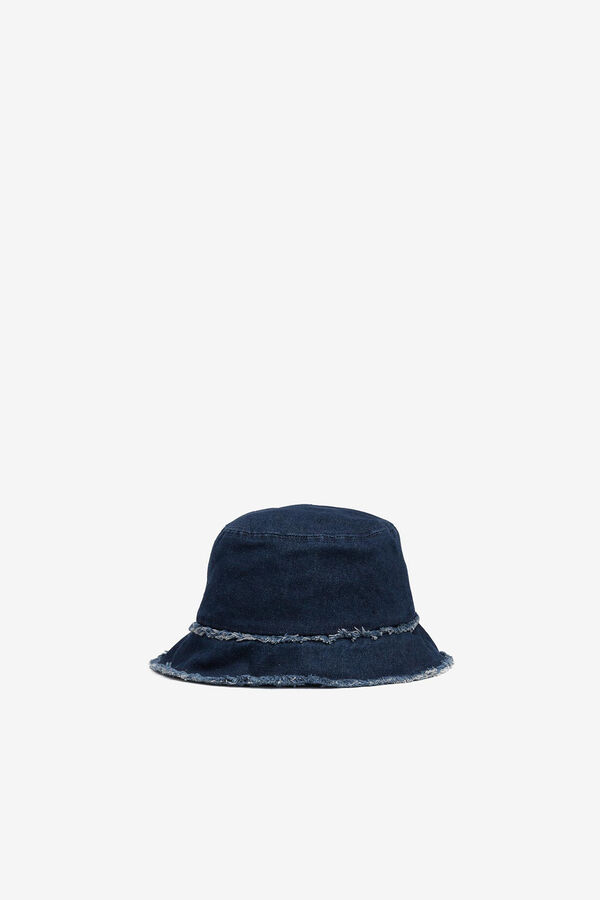 Vilanova Sombrero Bucket de Denim azul