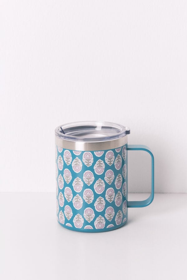 Women'secret Caneca térmica verde impressa verde