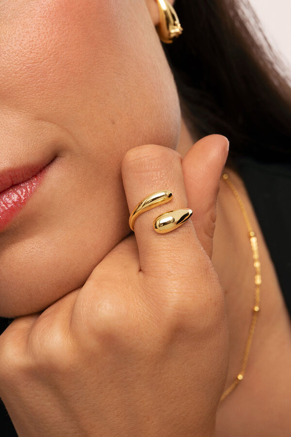 Singularu Anillo Abbraccio Ba&ntilde;o Oro amarillo
