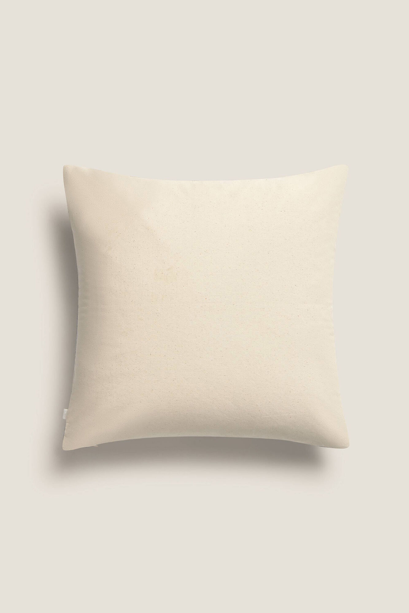 Textura Capa de almofada com fio tingido e desenho geom&eacute;trico