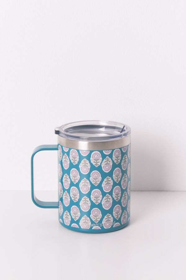 Women'secret Caneca térmica verde impressa verde