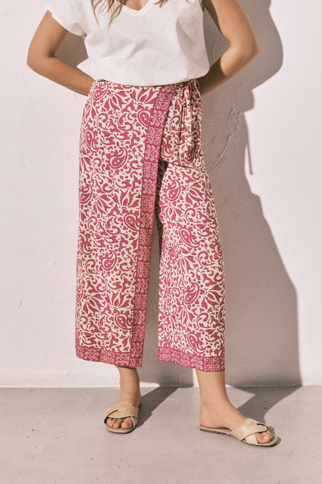 Women'secret Cal&ccedil;a estilo balin&ecirc;s estampada boho
