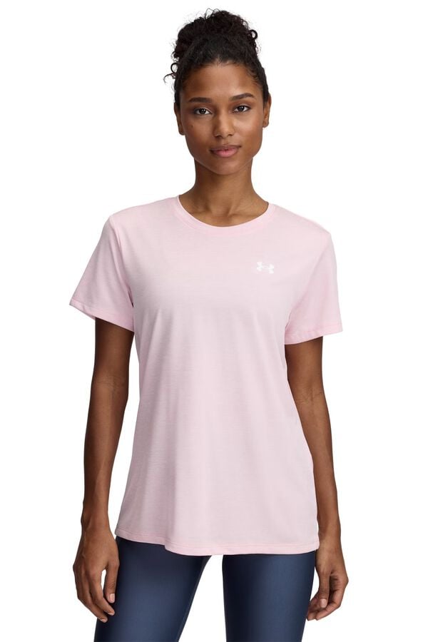 Under Armour T-shirt de manga curta rosa