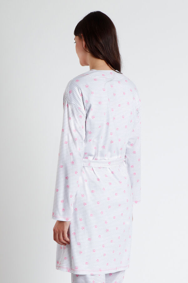 Admas DISNEY Robe manga comprida maternity Dálmatas para mulher branco