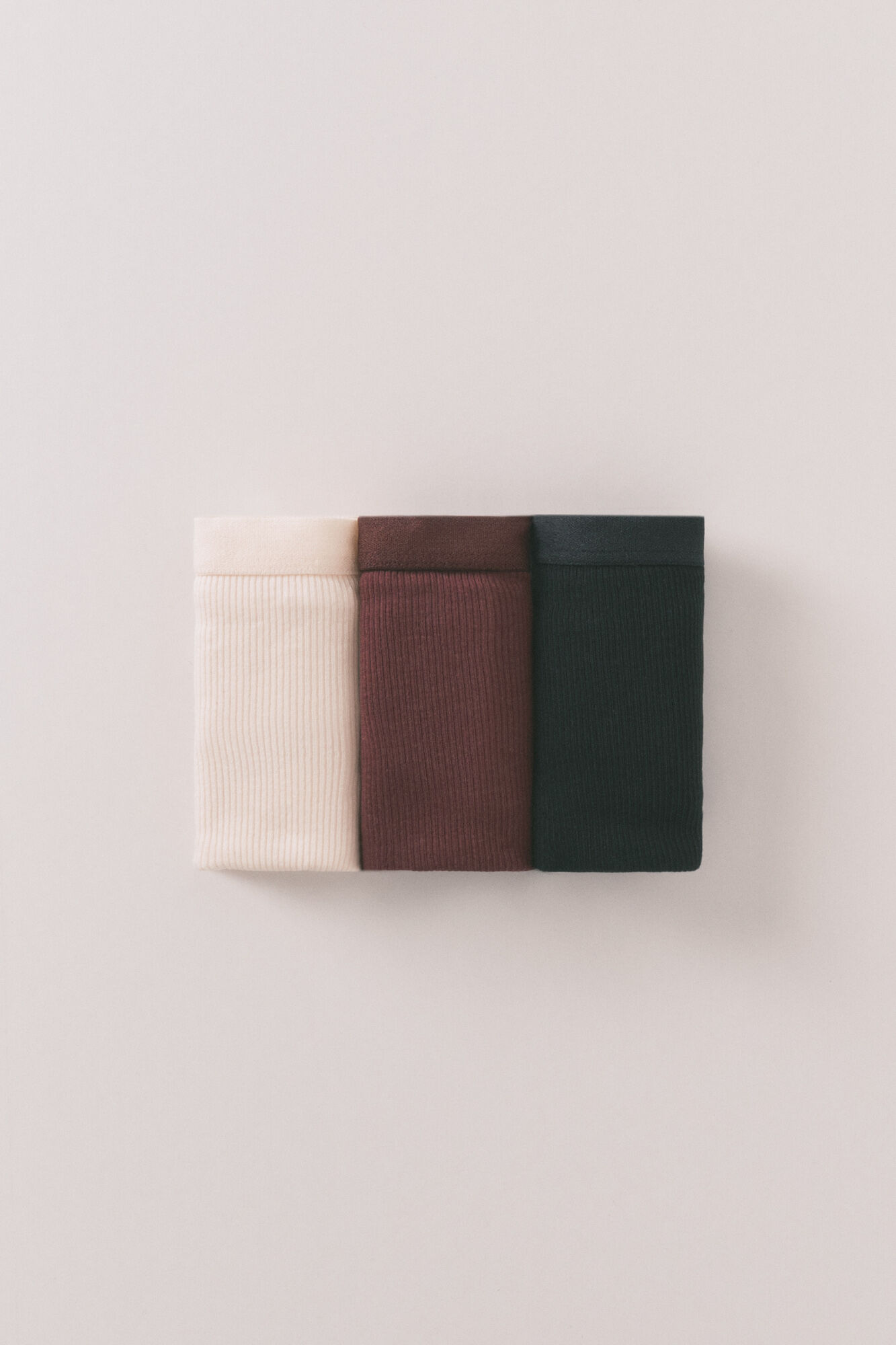 Women'secret Pack 3 bragas cl&aacute;sicas canal&eacute; blanco