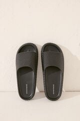 Women'secret Sandálias plataforma pretas preto