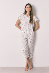 Women'secret Pijama Hello Kitty manga corta blanco