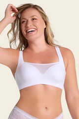 Leonisa Brastop bra with good armhole and back coverage white