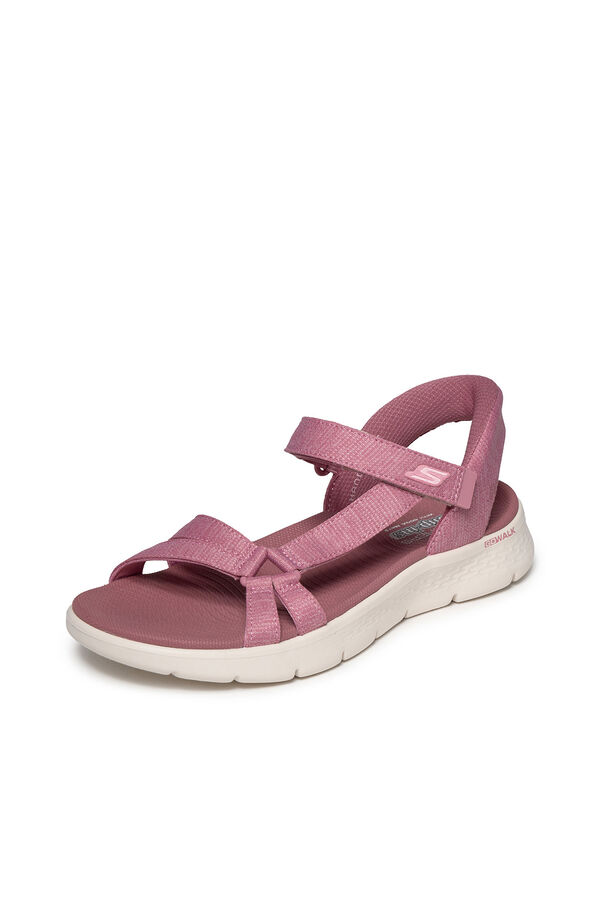 Skechers Sand&aacute;lia Go walk flex rosa
