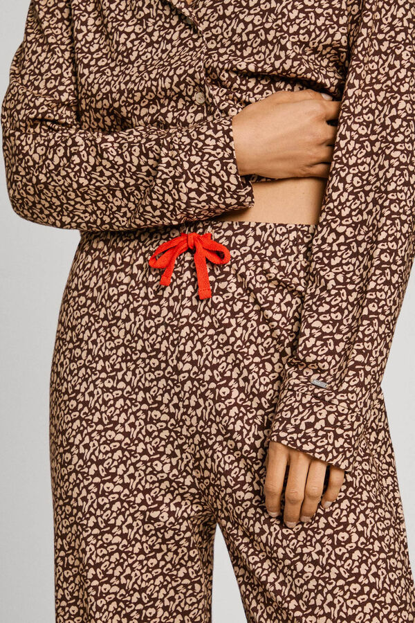 Womensecret Animal print pyjamas set nude