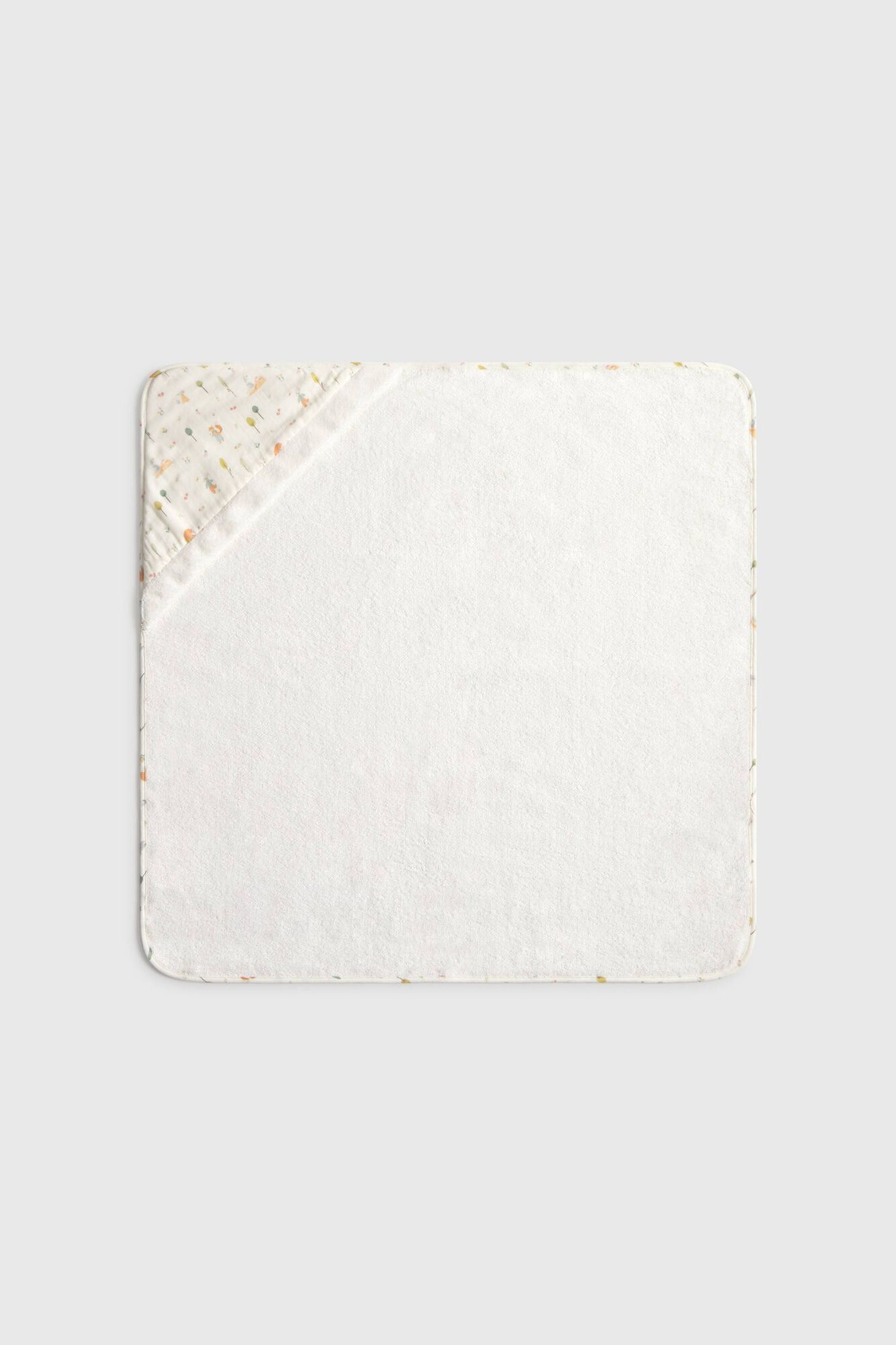 Textura Toalla capucha estampado bosque