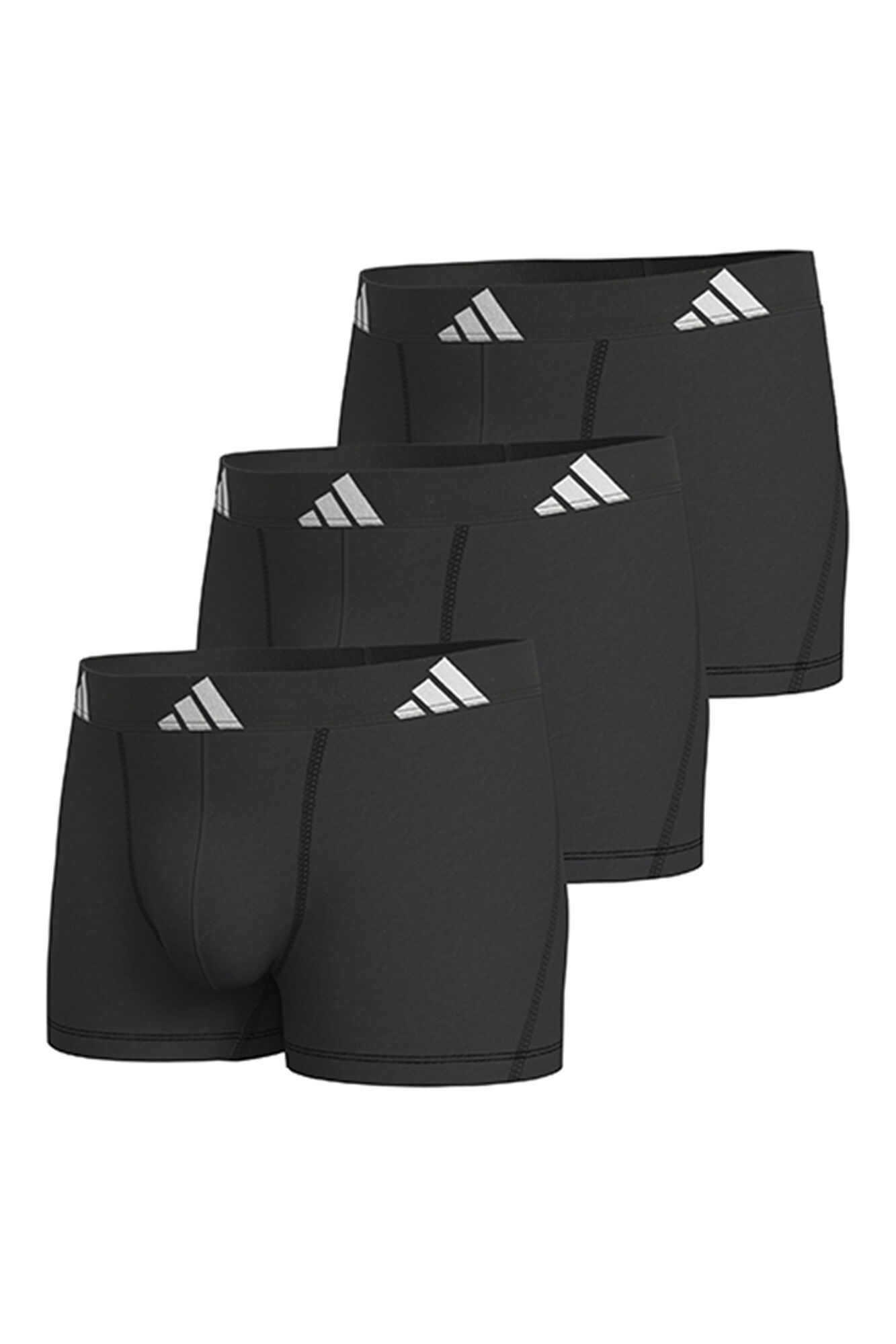 Adidas Pacote com 3 boxers de algod&atilde;o Active Flex 