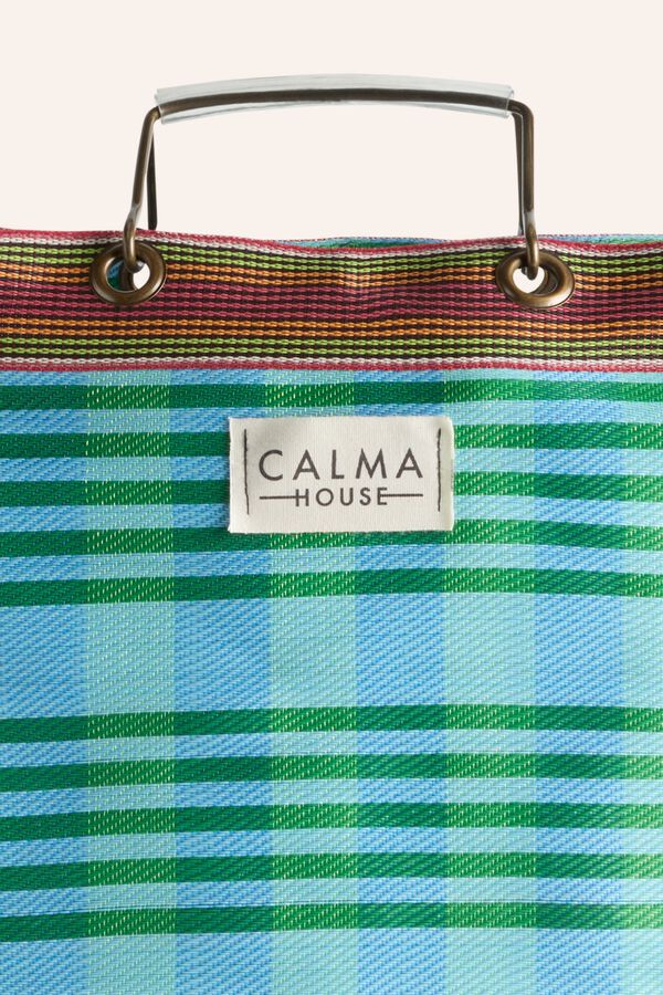Calma House Mala em polipropileno 45x35x20 verde