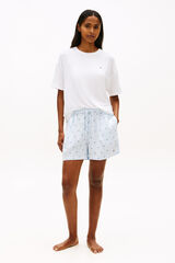 Tommy Hilfiger Conjunto de pijama curto estampado azul
