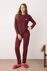 Trendyol Camisa de dormir acetinada elegante estampado