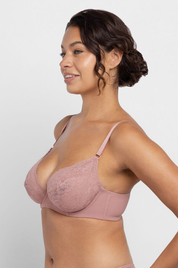 Dorina Pack 2 soutiens com aro em renda rosa