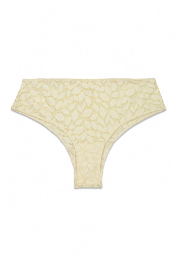 Women'secret Braga ancha brasile&ntilde;a encaje beige nude