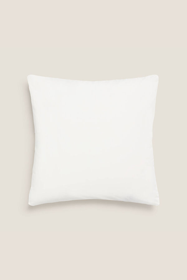 Womensecret Lines textured cushion cover blanc