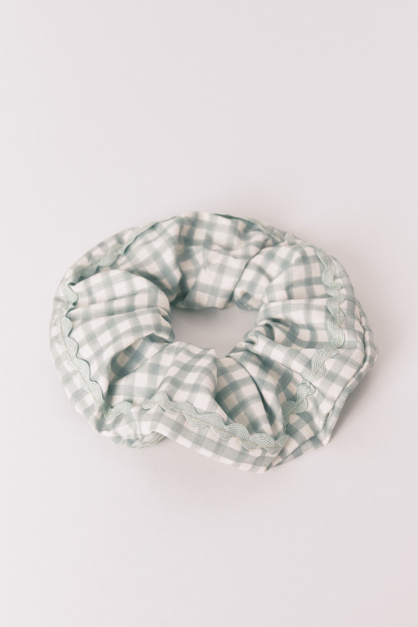 Women'secret Scrunchie maxi estampado vichy verde