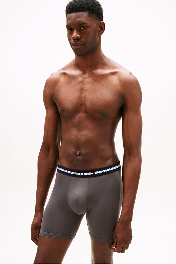 Tommy Hilfiger Pacote com 3 Boxers de Algodão preto