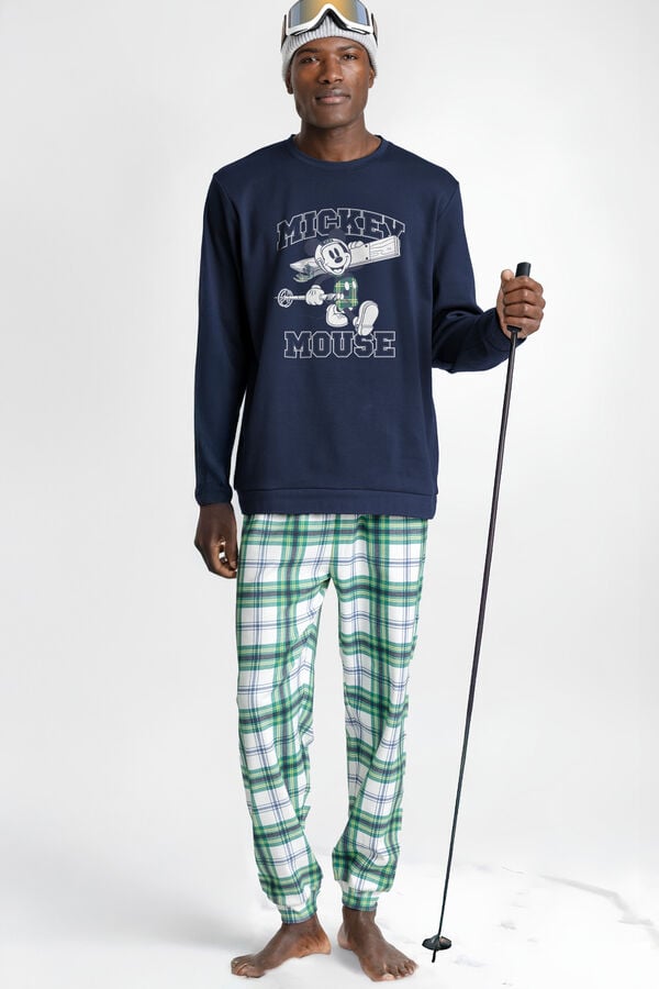 Admas Pijama Masculino Ski Mouse A azul