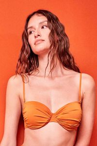 Gisela Top biqu&iacute;ni bandeau com copas remov&iacute;veis