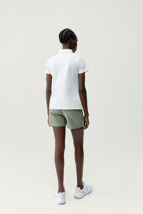 Born Living Yoga Camiseta Polo Aberta bege