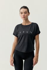 Born Living Yoga T-shirt Azami preta preto